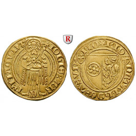 Mainz, Bistum, Johann II. von Nassau, Goldgulden o.J. (1414-1417), ss
