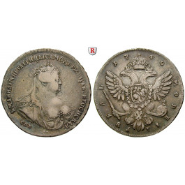 Russland, Anna, Rubel 1740, ss