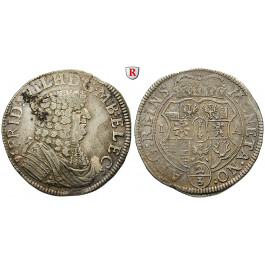 Brandenburg-Preussen, Kurfürstentum Brandenburg, Friedrich Wilhelm, 2/3 Taler 1675, ss+