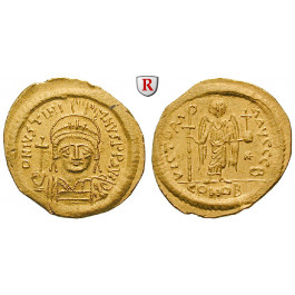 Byzanz, Justinian I., Solidus 545-565, f.st