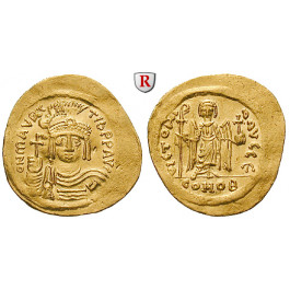 Byzanz, Mauricius Tiberius, Solidus 583-601, vz