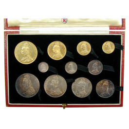 Grossbritannien, Victoria, Jahressatz 1887, f.st