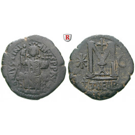 Byzanz, Justinian I., Follis 532-537, f.ss