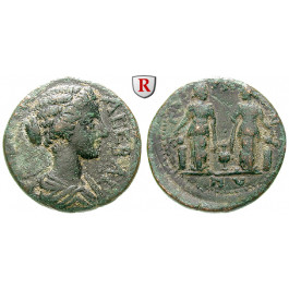 Römische Provinzialprägungen, Mysien, Germe, Crispina, Frau des Commodus, Bronze 178-192, ss