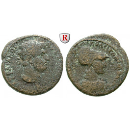 Römische Provinzialprägungen, Mysien, Miletopolis, Hadrianus, Bronze, f.ss