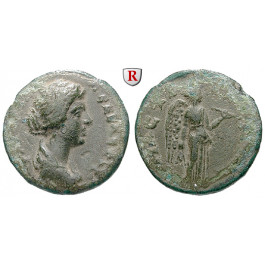 Römische Provinzialprägungen, Paphlagonien, Amastris, Faustina II., Frau des Marcus Aurelius, Bronze, ss