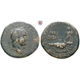 Römische Provinzialprägungen, Bithynien, Nikaia, Vespasianus, Bronze, ss