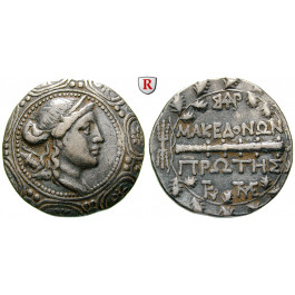 Makedonien-Römische Provinz, Freistaat, Tetradrachme 167-147 v.Chr., ss