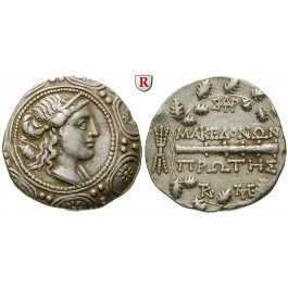 Makedonien-Römische Provinz, Freistaat, Tetradrachme 167-147 v.Chr., ss