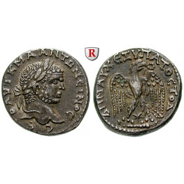Römische Provinzialprägungen, Seleukis und Pieria, Antiocheia am Orontes, Caracalla, Tetradrachme 215-217, ss-vz