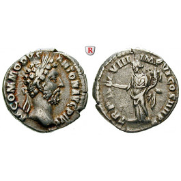 Römische Kaiserzeit, Commodus, Denar, ss