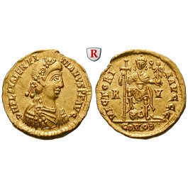 Römische Kaiserzeit, Valentinianus III., Solidus 426-430, vz-st