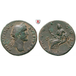 Römische Kaiserzeit, Antoninus Pius, Sesterz 139, ss