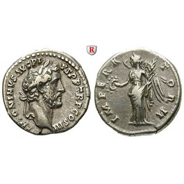 Römische Kaiserzeit, Antoninus Pius, Denar 143-144, ss