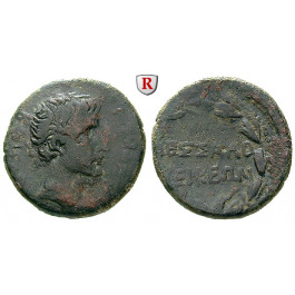Römische Provinzialprägungen, Makedonien, Thessalonike, Augustus, Bronze 10 v.-14 n.Chr., ss