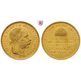 Österreich, Kaiserreich, Franz Joseph I., Dukat 1867, vz+