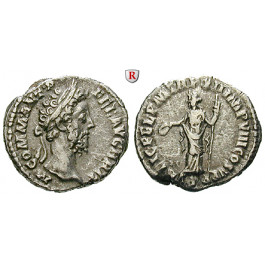 Römische Kaiserzeit, Commodus, Denar 186-187, ss