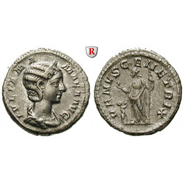 Römische Kaiserzeit, Julia Mamaea, Mutter des Severus Alexander, Denar, f.vz