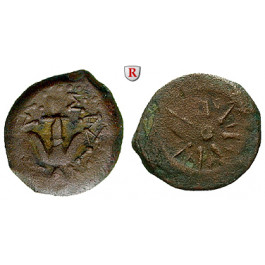 Judaea - Hasmonäer, Alexander Iannaeus, Prutah 103-76 v.Chr., ss