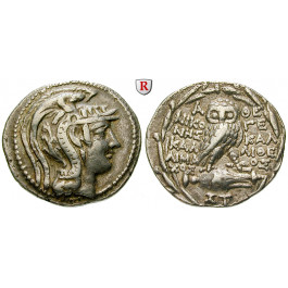 Attika, Athen, Tetradrachme ca. 166-57 v.Chr., ss
