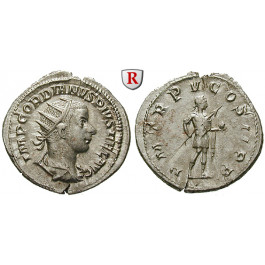 Römische Kaiserzeit, Gordianus III., Antoninian 242, vz+