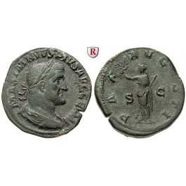 Römische Kaiserzeit, Maximinus I., Sesterz, ss