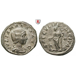 Römische Kaiserzeit, Julia Maesa, Großmutter des Elagabal, Denar 220-222, ss-vz/ss