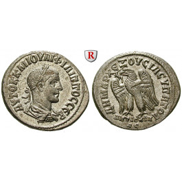 Römische Provinzialprägungen, Seleukis und Pieria, Antiocheia am Orontes, Philippus II., Tetradrachme 248-249, f.st