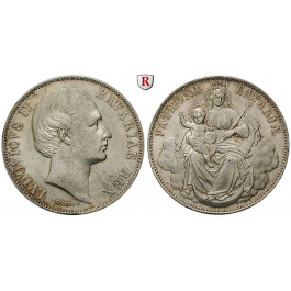 Bayern, Königreich, Ludwig II., Madonnentaler o.J., f.st