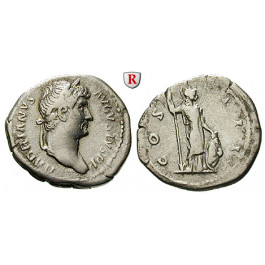 Römische Kaiserzeit, Hadrianus, Denar 134-138, ss