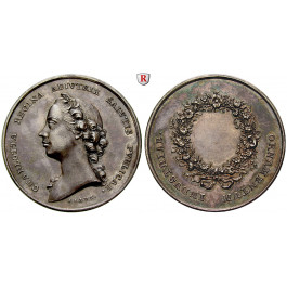 Braunschweig, Braunschweig-Calenberg-Hannover, Sophie Charlotte, Gemahlin Georg III., Silbermedaille o.J., vz-st