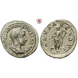 Römische Kaiserzeit, Gordianus III., Denar 241, f.st