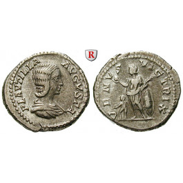Römische Kaiserzeit, Plautilla, Frau des Caracalla, Denar 205, ss+/ss