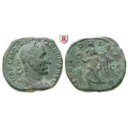 Römische Kaiserzeit, Traianus Decius, Sesterz, ss-vz