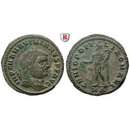 Römische Kaiserzeit, Maximianus Herculius, Follis 294-295, vz+
