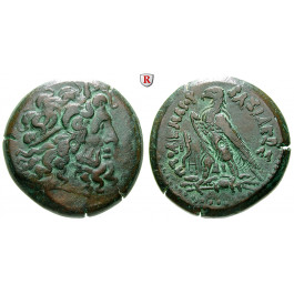 Ägypten, Königreich der Ptolemäer, Ptolemaios IV., Bronze 221-205 v.Chr., ss+/ss