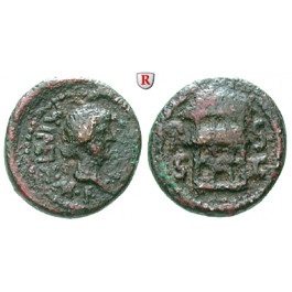 Italien-Lukanien, Paestum, Quadrans 90-50 v.Chr., ss