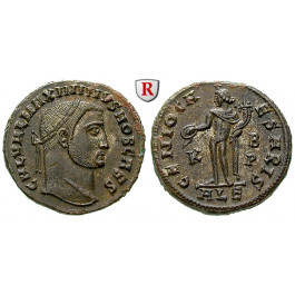 Römische Kaiserzeit, Maximinus II., Caesar, Follis 308, f.st