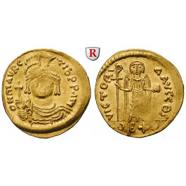 Byzanz, Mauricius Tiberius, Solidus 583-602, vz