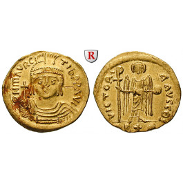 Byzanz, Mauricius Tiberius, Solidus 583-602, vz