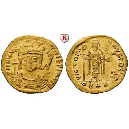 Byzanz, Mauricius Tiberius, Solidus 583-602, ss-vz