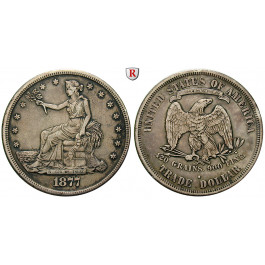 USA, Trade Dollar 1877, ss