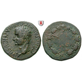 Römische Provinzialprägungen, Spanien-Hispania Citerior, Segobriga, Caligula, As 37-41, ss