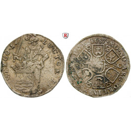 Niederlande, Zeeland, Doppeltaler zu 10 Schilling 1687, ss