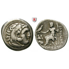 Thrakien, Königreich, Lysimachos, Drachme 299-297 v.Chr., ss