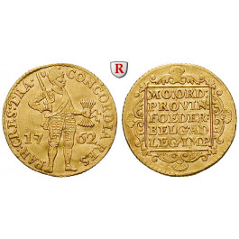 Niederlande, Utrecht, Dukat 1762, ss+
