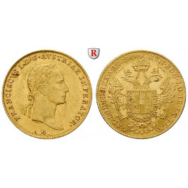 Österreich, Kaiserreich, Franz II. (I.), Dukat 1834, ss-vz/vz