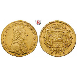 Salzburg, Bistum, Hieronymus von Colloredo, Dukat 1786, ss-vz