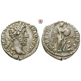 Römische Kaiserzeit, Commodus, Denar 184, ss+/ss