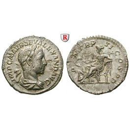 Römische Kaiserzeit, Severus Alexander, Denar 223, ss-vz
